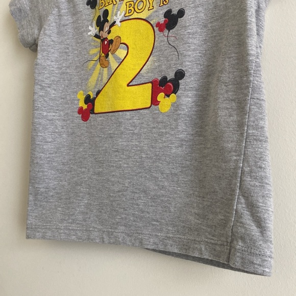 Disney Mickey Mouse Custom 2nd Birthday Short Sleeve Tee - Picture 10 of 10